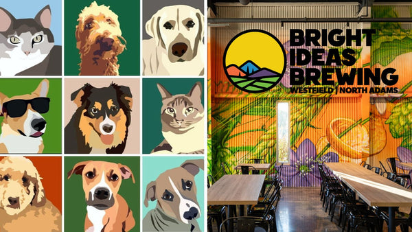 Custom Pet Portrait Paint & Sip at Bright Ideas Brewing in Westfield MA| 5.16.23 | 6-9 PM