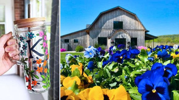 NEW Summer Tumbler Paint and Sip at The Brewery at Four Star Farms in Northfield MA | 7.18.24 | 6-8 PM