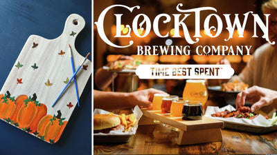 Fall Charcuterie Board Paint and Sip at Clocktown Brewing Co. in Thomaston CT | 10.19.23 | 6:30-8:30 PM