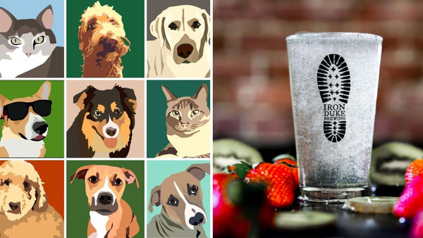 Custom Pet Portrait Paint and Sip at Iron Duke Brewing in Ludlow MA | 10.25.23 | 6-9 PM