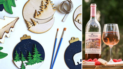 *HOLIDAY PREVIEW* Winter Ornament Paint & Sip at Taylor Brooke Winery in Woodstock CT | 11.30.23 at 6:30-8:30 PM