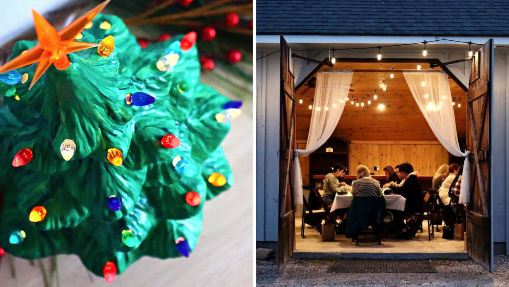 *HOLIDAY PREVIEW* Light-up Holiday Tree Paint & Sip at Chamard Vineyards in Clinton CT | 12.7.23 | 6-8 PM