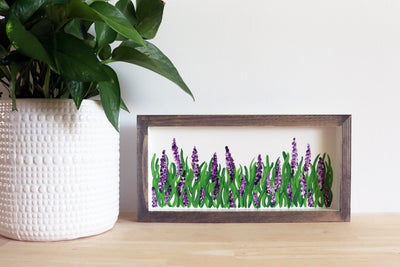 Framed Spring Lavender Sign Paint and Sip at Paradise Hills Vineyards in Wallingford CT | 5.6.25 | 6-8 PM
