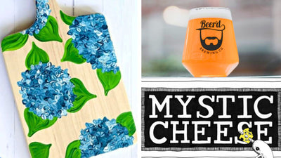*LOCAL COLLABORATION* Charcuterie Board Paint and Sip at Beer'd Brewing Co. in Groton CT with Mystic Cheese Co. | 2.27.24 | 6-8 PM