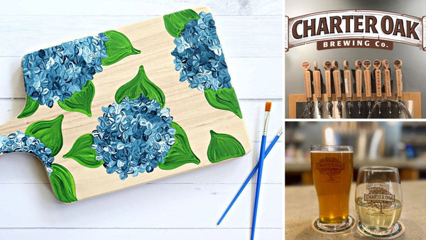 *NEW VENUE* Charcuterie Board Paint and Sip at Charter Oak Taproom in Danbury CT | 5.8.24 | 6-8 PM