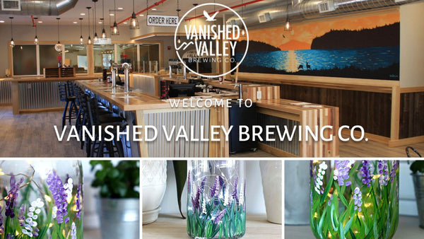 *OUTDOORS* Lavender Lantern Paint and Sip at Vanished Valley Brewing in Ludlow MA | 7.17.24 | 6-8 PM