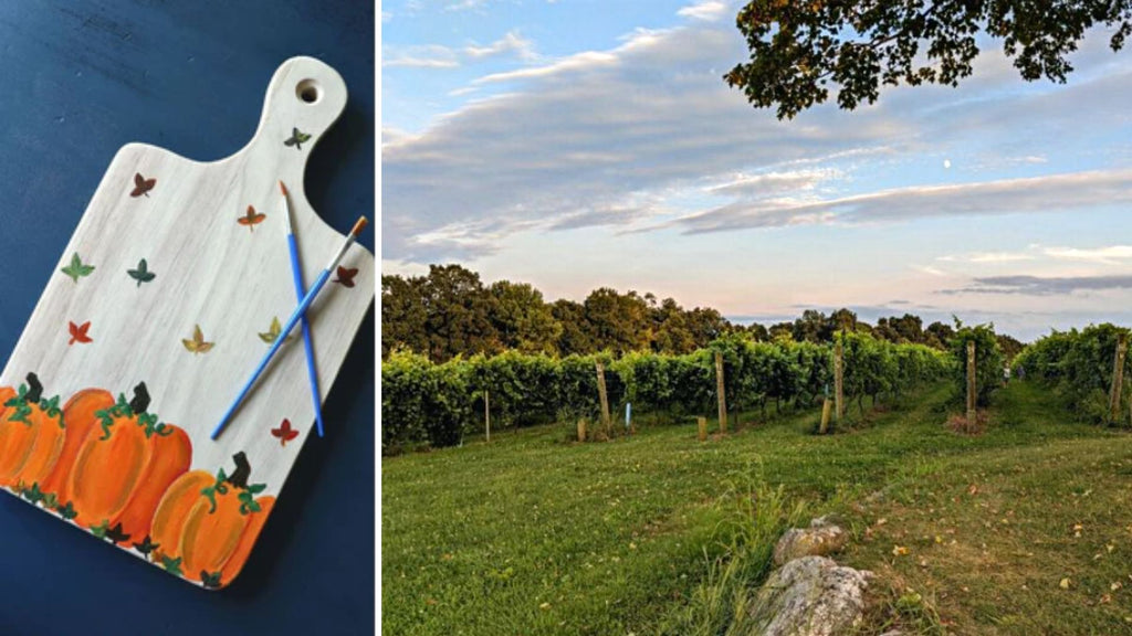 Fall Charcuterie Board Paint and Sip at Cassidy Hill Vineyard in Coventry CT | 10.25.23 | 6:30-8:30 PM