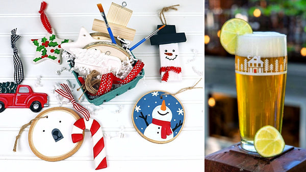 🎄Christmas Ornament Party🎄Paint and Sip at Little House Brewing in Chester CT | 12.5.24 | 6-8 PM