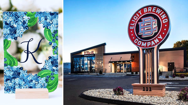 NEW Spring Preview Acrylic Sign Paint & Sip at Elicit Brewing Co. in Fairfield CT  | 2.11.25 | 6:30-8:30 PM