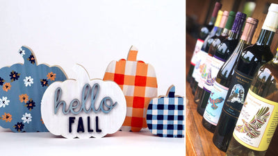 Fall Wooden Pumpkin Paint and Sip at Hawk Ridge Winery in Watertown CT  | 10.26.23 | 6-8 PM
