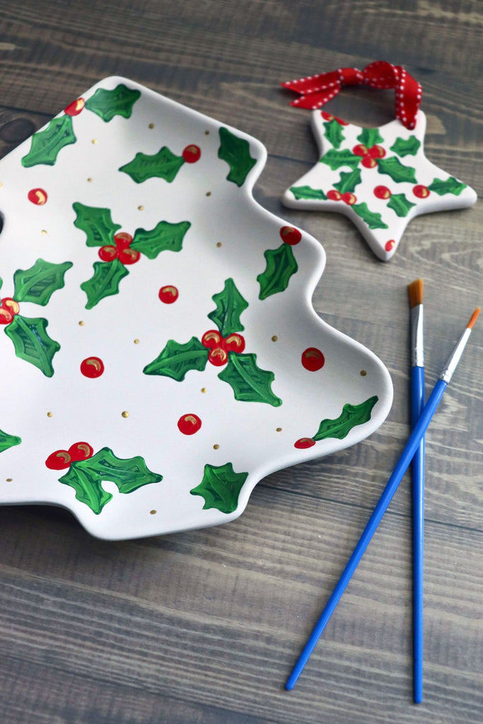 DIY in a BOX | *Limited Kit Release* Holiday Platter & Ornament Craft Kit