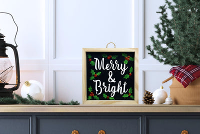 DIY in a BOX | Merry & Bright Sign Christmas Craft Kit