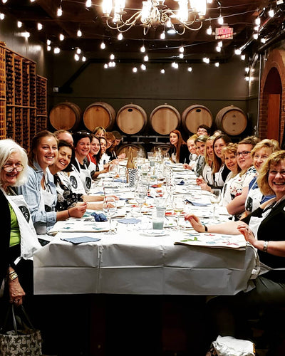 *HOLIDAY PREVIEW* Light-up Holiday Tree Paint & Sip at Chamard Vineyards in Clinton CT | 12.7.23 | 6-8 PM
