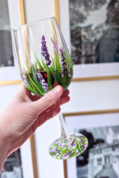 Spring Lavender Glassware Paint and Sip at Sunset Meadow Vineyards in Goshen CT | 5.30.25 | 6-8 PM