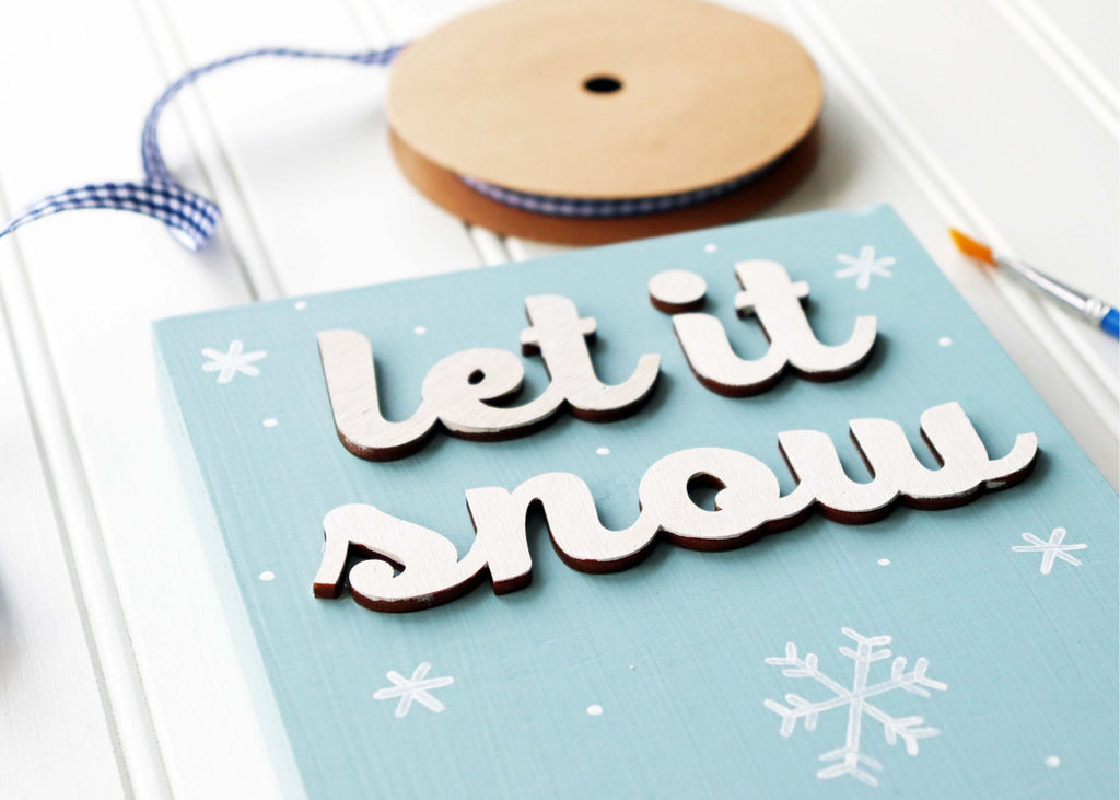 DIY in a BOX | *Closeout* Let it Snow Sign Craft Kit