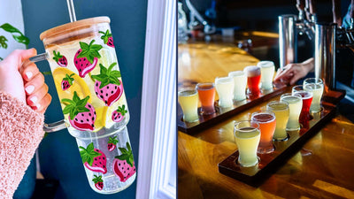 Summer Strawberries *PREVIEW* Tumbler Paint and Sip at New England Cider in Wallingford CT  | 5.9.25 | 6:30-8:30 PM