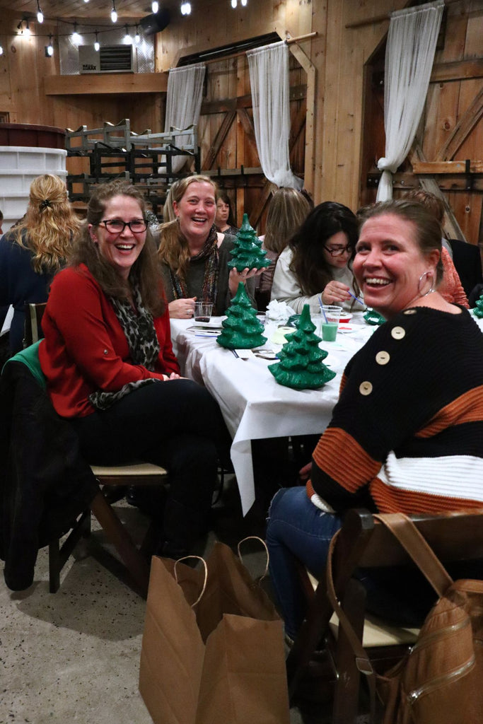 *HOLIDAY PREVIEW* Light-up Holiday Tree Paint & Sip at Chamard Vineyards in Clinton CT | 12.7.23 | 6-8 PM