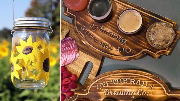 Summer Sunflower SOLAR Lantern Paint and Sip at Off the Rails Brewing Co. in Stafford CT  | 7.11.24 | 6-8 PM