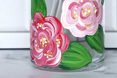 SPRING PREVIEW Glass Can *SET OF 2* Paint and Sip at The Brewery at Four Star Farms in Northfield MA | 2.15.24 | 6-8 PM