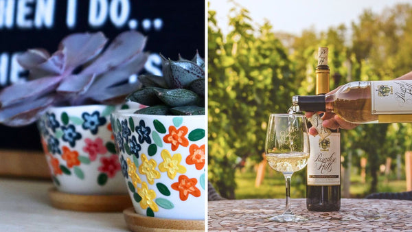 Spring Succulents & Planters Paint & Sip at Paradise Hills Vineyards in Wallingford CT | 5.15.25 | 6-8 PM