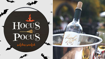 Hocus Pocus Halloween Sign Paint and Sip at Paradise Hills Vineyards in Wallingford CT | 9.24.24 | 6-8PM