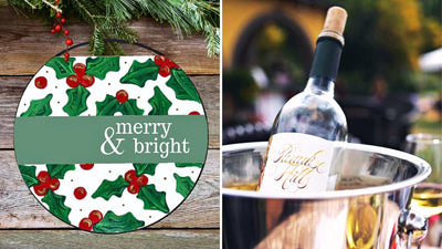 Merry & Bright Paint and Sip at Paradise Hills Vineyards in Wallingford CT | 11.21.24 | 6-8 PM