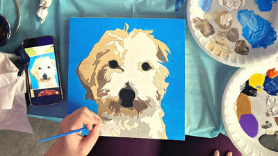 Custom Pet Portrait Paint and Sip at Lost Shoe Brewing and Roasting in Marlborough MA | 10.18.23 | 6-9 PM