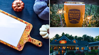 Fall Charcuterie Board Paint and Sip at Powder Hollow Brewing at Yankee Candle Village in Deerfield MA | 10.24.24 | 6-8 PM