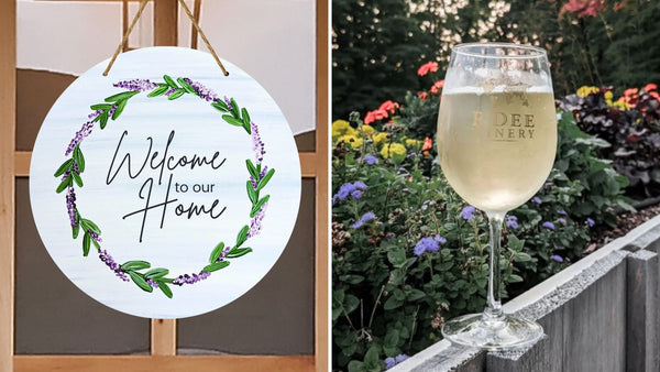 Spring Lavender Sign Paint and Sip at R Dee Winery in Enfield CT | 4.26.24 | 6-8 PM