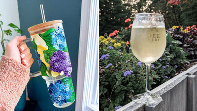 *Spring Preview* Hydrangea Tumbler Paint and Sip at R Dee Winery in Enfield CT | 3.5.25 | 6-8 PM