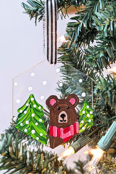 DIY in a BOX | Bear Christmas Ornament Craft Kit