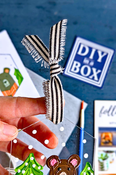 DIY in a BOX | Bear Christmas Ornament Craft Kit