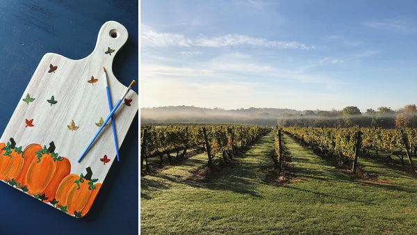 Fall Charcuterie Board Paint and Sip at Stonington Vineyards in Stonington CT | 9.24.23 | 5:30-7:30 PM