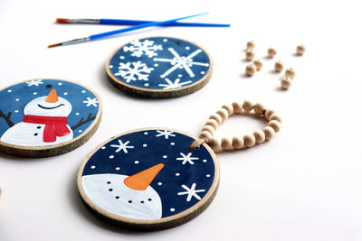 DIY in a BOX | Snowman Ornament Trio Craft Kit