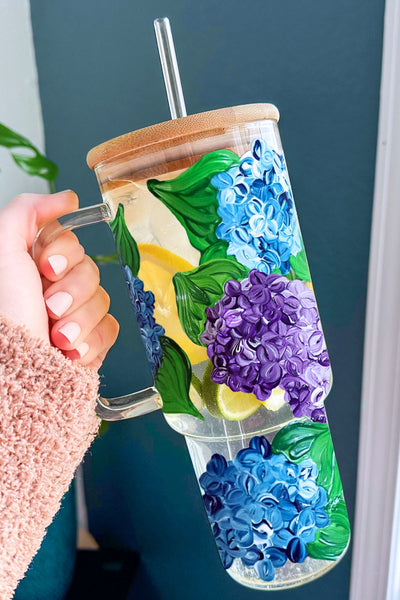 DIY in a BOX | Summer Hydrangea 24 oz Tumbler Connecticut Craft Kit