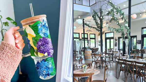 *Spring Preview* Hydrangea Tumbler Paint and Sip at Stappa Vineyard in Orange CT | 4.3.25 | 6:30-8:30 PM