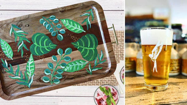 Tropical Tray Paint and Sip at Stewards of the Land Brewery in Northford CT | 4.18.24 | 7-9 PM