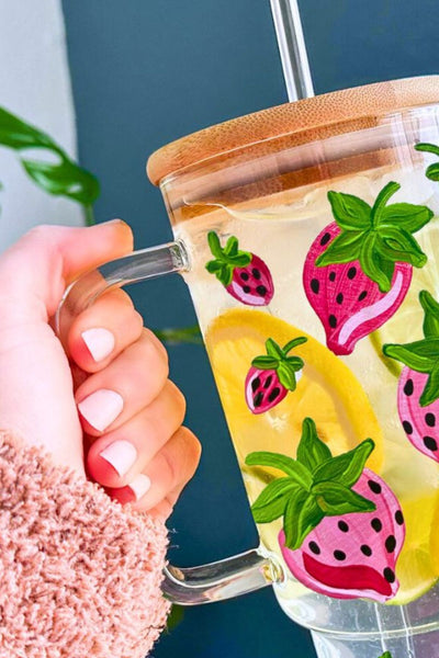 Summer Strawberries *PREVIEW* Tumbler Paint and Sip at Urban Lodge Brewing Co. in Manchester CT | 5.13.25 | 6-8 PM