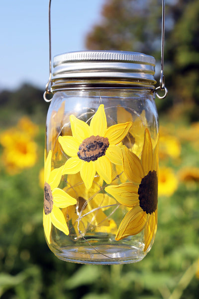 Sunflower SOLAR Lantern Paint and Sip at Sunset Meadow Vineyards in Goshen CT | 6.7.24 | 6-8 PM