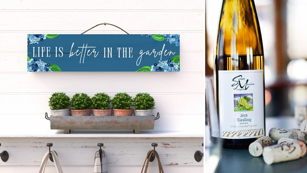 Summer Hydrangea Garden Sign Paint and Sip at Sunset Meadow Vineyards in Goshen CT | 6.7.24 | 6-8 PM