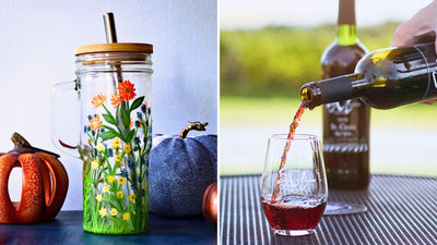 Fall Wildflower Tumbler Paint and Sip at Sunset Meadow Vineyards in Goshen CT | 10.18.24 | 6-8 PM