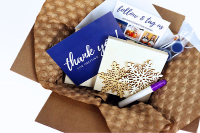 DIY in a BOX | Winter Snowflake Pair