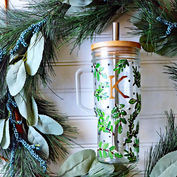 DIY in a BOX | 24 oz Winter Monogram Tumbler Craft Kit