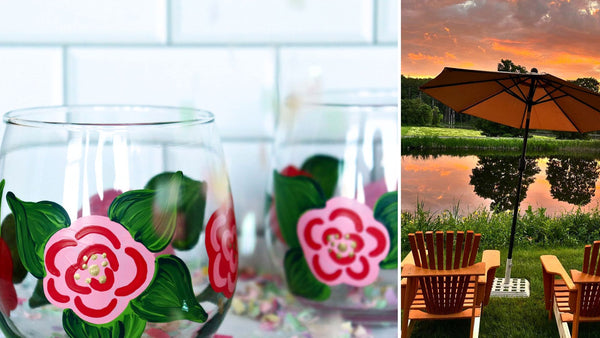 Stemless Spring 🌷Set of 2🌷 Paint and Sip at Worthington Vineyard & Winery in Somers CT | 3.27.25 | 6-8 PM