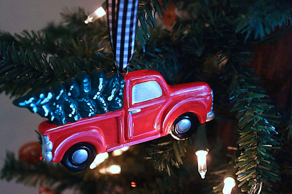 *LOCAL PICKUP ONLY* DIY in a BOX | Red Truck Ornament