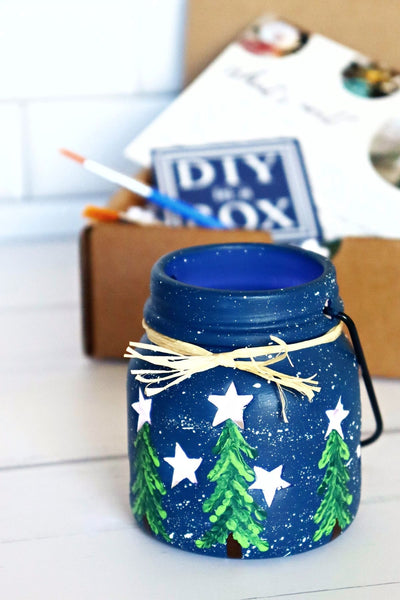  DIY in a BOX | Winter Stars Mason Jar Lantern Craft Kit